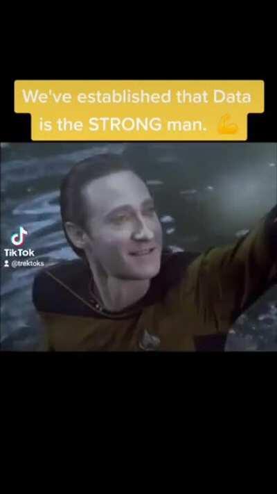 Data the STRONG man.