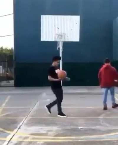 Cool basketball trick