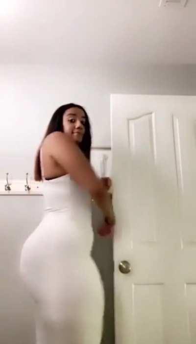 Sexy ina white dress