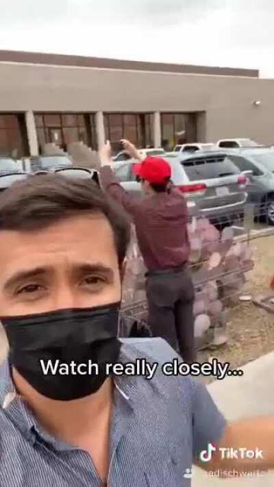 Watch how fast a conspiracy is born during a protest at the Maricopa county election center. Some people are convinced news vans parked in media spots are sneaking in ballots. When it is explained its just camera equipment. They weren’t having it.