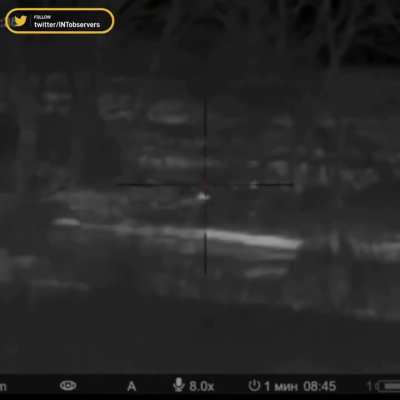 Ukrainian sniper stalks Russians at night