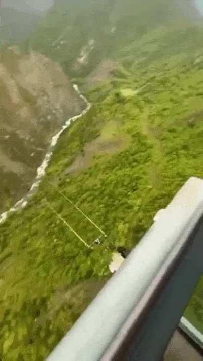 Nevis swing in New Zealand