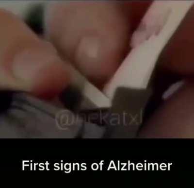 First sign of Alzheimer’s