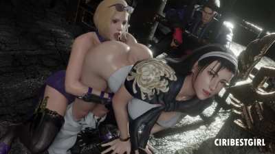 nina tongue fucks juns ass tekken