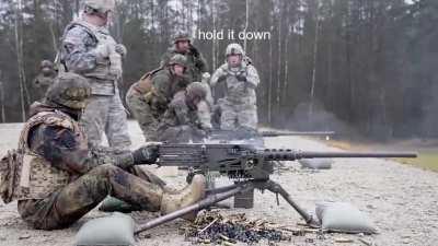 US soldiers training German soldiers (NATO drill) Old but classic.