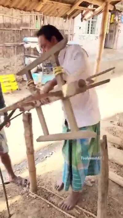 How silk is made from silkworms.