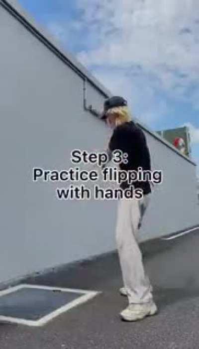 How to wall flip in 3 steps