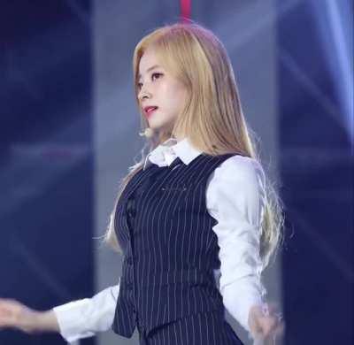 Dahyun in a suit