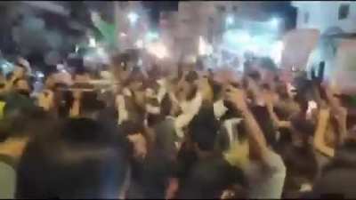 Syrians celebrate the alleged death of Nasrallah after the abuse endured from Hezbollah 