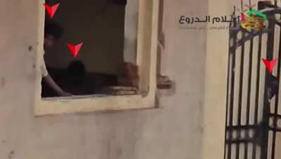 Sudanese Army Armored Corps (SAF) releases footage of an RSF sniping position being destroyed