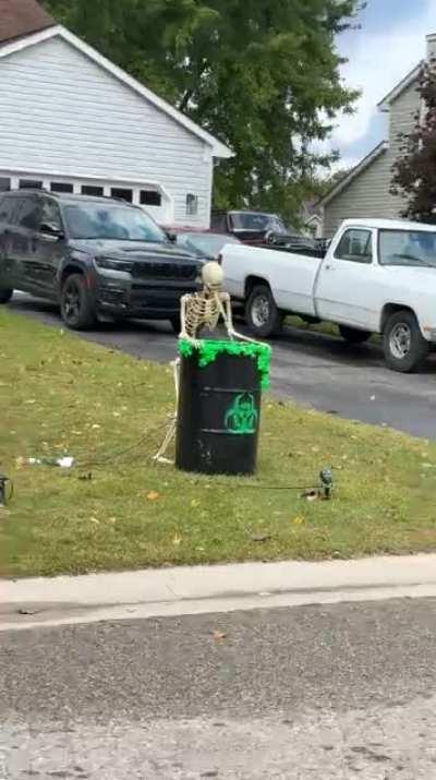 Neighbors got creative for Halloween