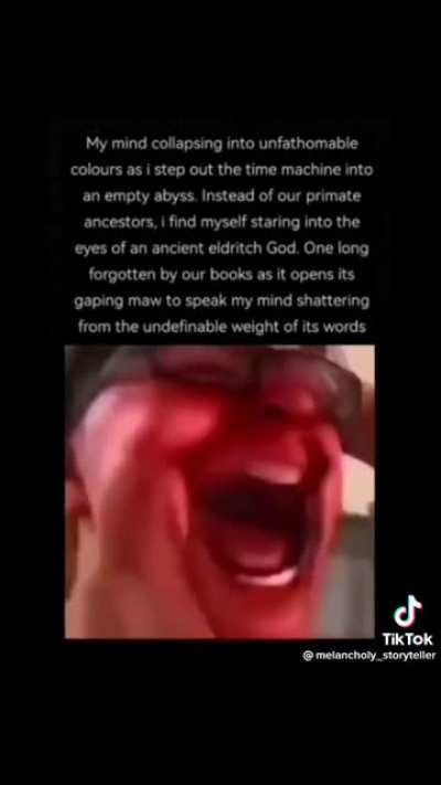 Absolutely deranged TikTok I found of Jerma as an eldritch god