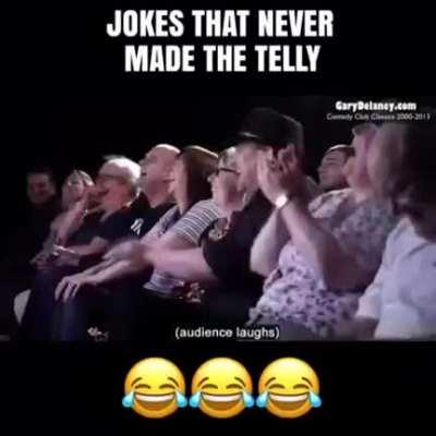 Comedian tells very risky jokes, but he kills it…