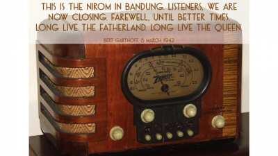 Siaran terakhir radio Belanda di Nusantara, sebelum bubar menghindari pasukan Jepang yang sudah mengepung Bandung