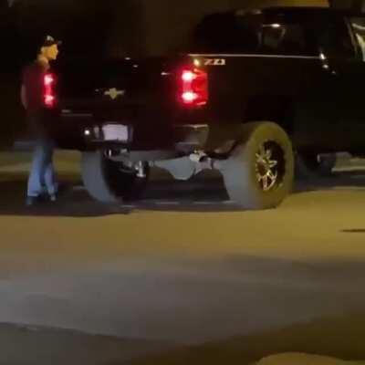 Military veteran stops truck to open fire and scream threats and racial slurs at peaceful protesters last night in Richmond VA. Please upvote and share this, help make this known!