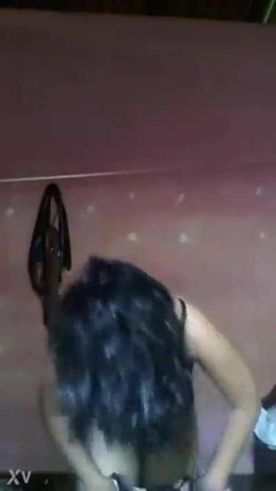 Mallu bhabhi started stripping for me