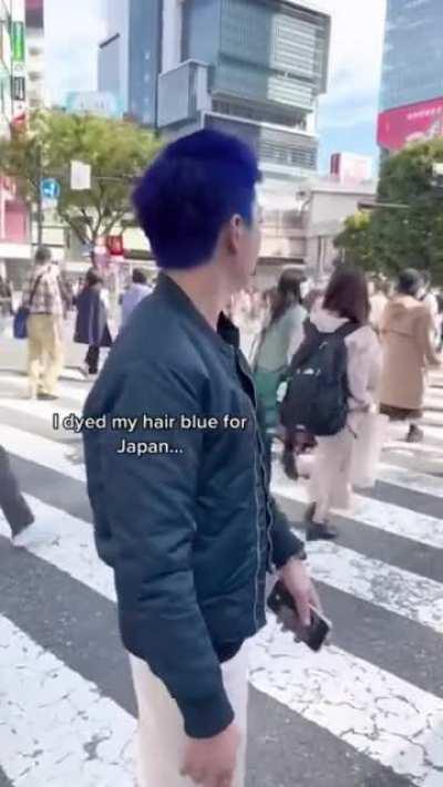 Dying your hair in Japan and pretend to people pay you attention.