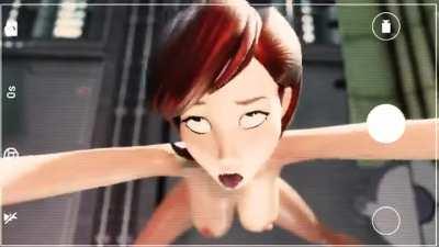 Helen Parr caught (Crisisbeat)