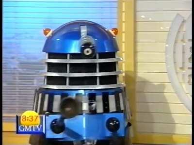 Even Daleks need to stay in shape, a workout with Mr Motivator