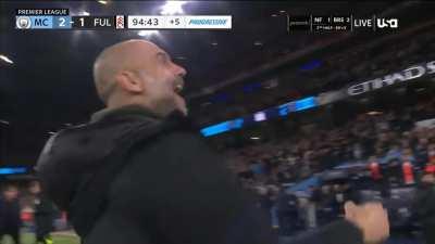 Pep's Reaction to Haaland Penalty