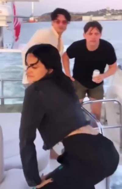 Camila Mendes loves shaking her ass