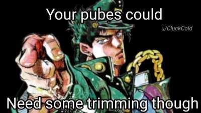 Jotaro rates your cock