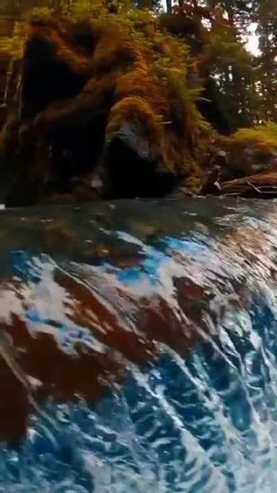 🔥 Slow motion footage of a river