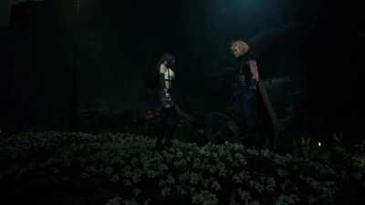 Cloud tells a joke and Tifa laughs [Remake Secret Cutscene]