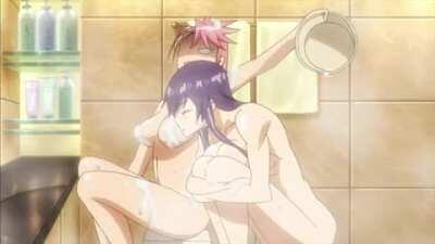 Highschool of the bath (highschool of the dead)