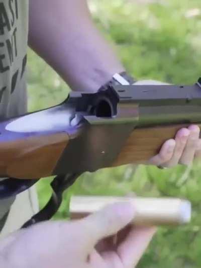 The 4 bore....the biggest shoulder fired rifle ever created...