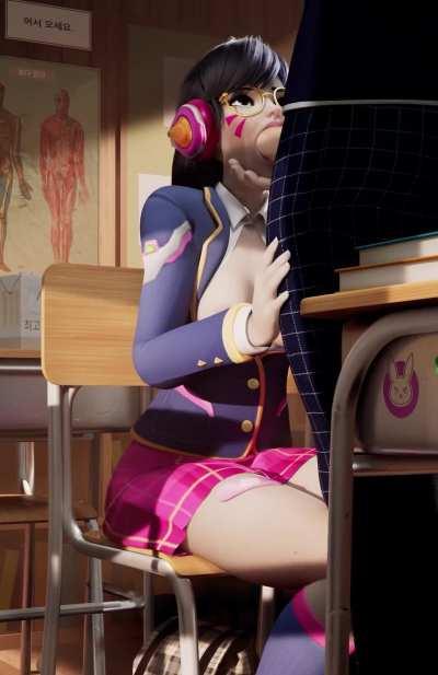 Need to shove my dick down D.va’s throat and just empty my balls into her stomach. I need to see her eyes roll back while she chokes on my cock and jizz. I need to smell her every inch of her beautiful silky hair until know exactly what shampoo she uses. 