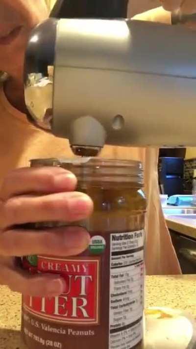 WCGW if I try a ne kitchen hack with peanut butter and shoot a video