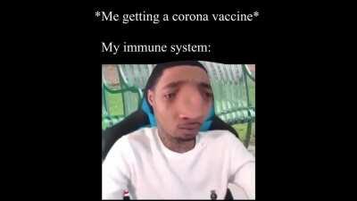 Immune System Reacts To Vaccine