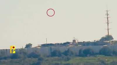 Hezbollah targeting the Birkat Risha military site in northern Israel with one 