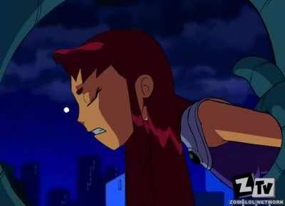 Starfire getting filled up (Zone) [Teen Titans]