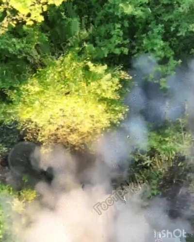 Drone operators use small fragmentation munitions to damage Russian equipment in the Kharkiv region, a mortar, ammunition and supplies were damaged, set on fire and destroyed. 