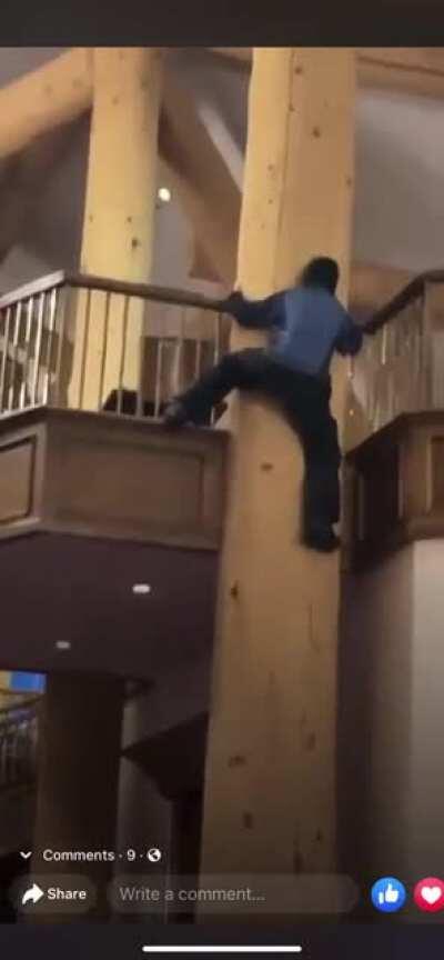 HMFT after I climb around outside of the pillar