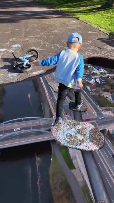 Take a look at this parkour spot but don’t worry. It’s not as dangerous as it seems