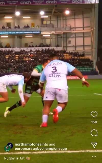 Artful rugby from Northampton Saints