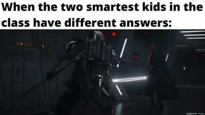When the two smartest kids in the class have different answers