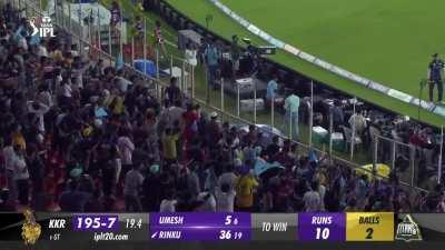 Kolkata Knight Riders needed 28 runs in last 5 balls and then Rinku Singh smashed 5 consecutive 6s to win it for KKR.