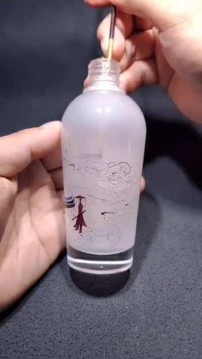 Painting in a bottle