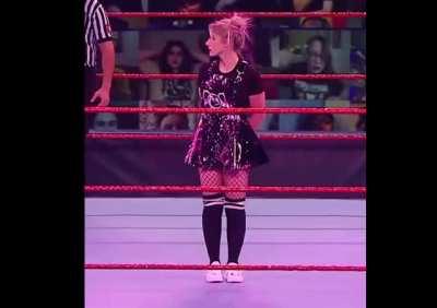 Alexa bliss stare down