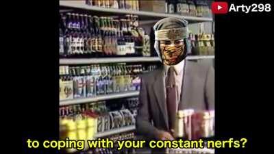 Shinobi's secret to coping with his nerfs revealed!