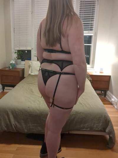 I hope you like strappy lingerie