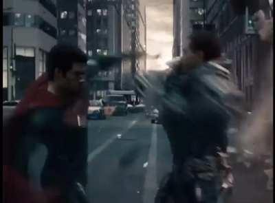 Batman countering Superman’s combo