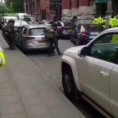 Troopers from B SQN 22 SAS following the Manchester Arena bombing, 2017.