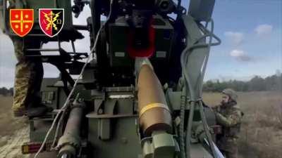 The very first footage showcasing the operation of the projectile loader on the 2C22 