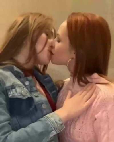 Adorable Redhead Kisses