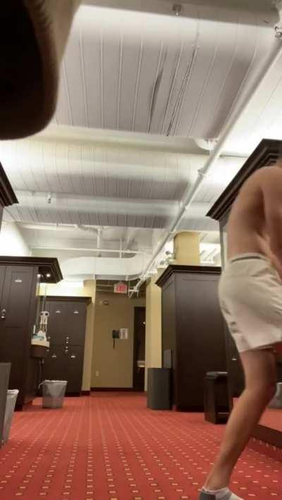 Told to jerk in the locker room pt. 1